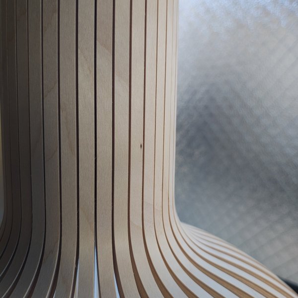 画像4: 【展示品】セクトデザイン「Victo Small 4251 バーチ」小さい節目あり (4)